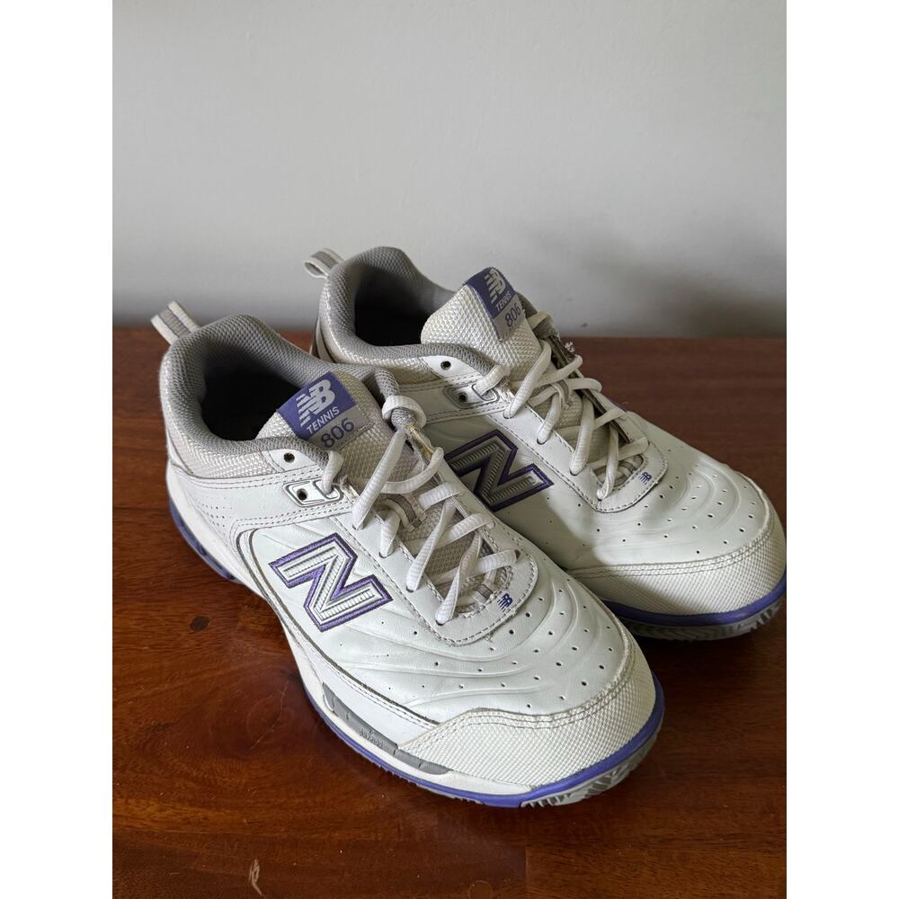 New Balance 806 Tennis Pickleball Shoes 8.5D White Athletic WC806W Sneakers